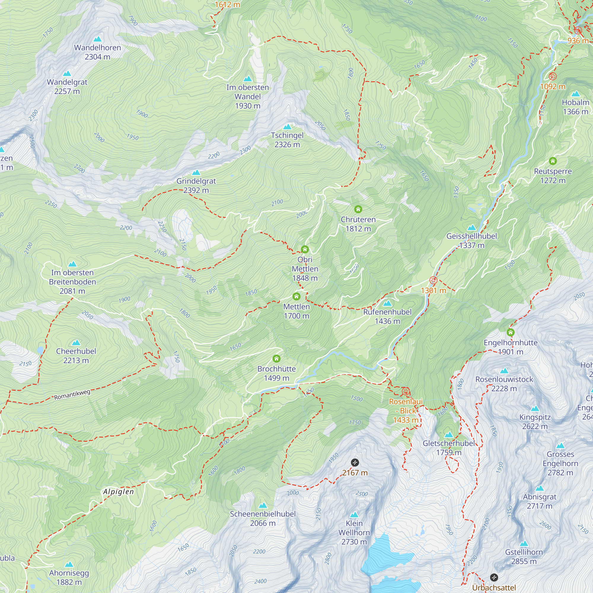 Mettlen map