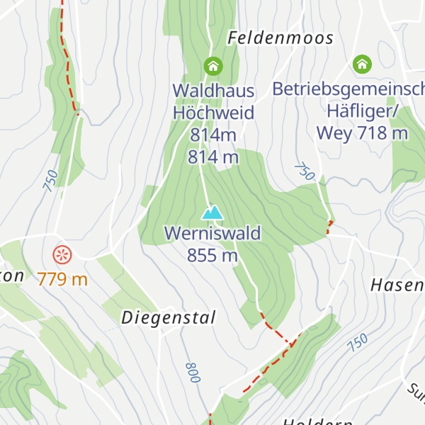 Map of Werniswald