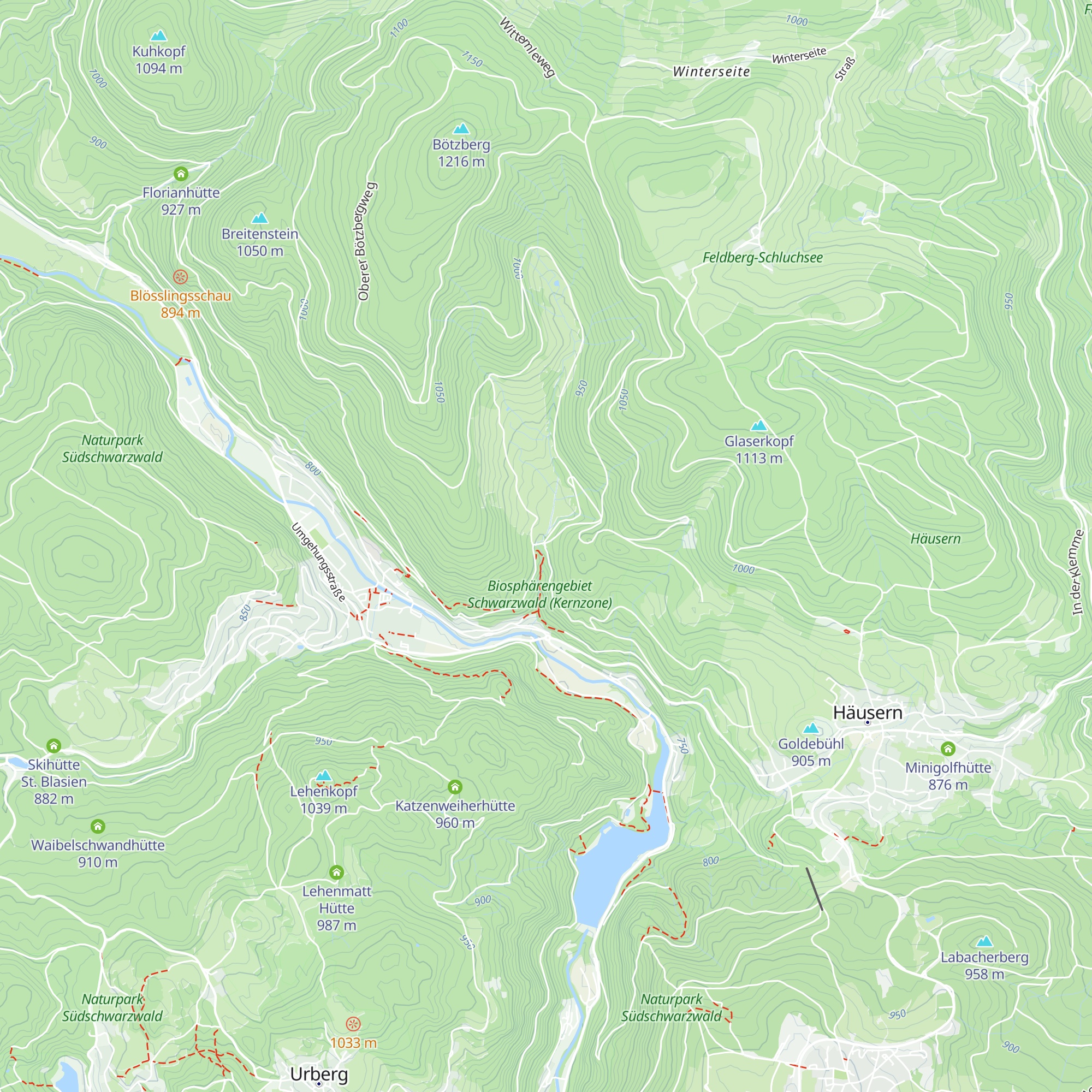 Windberghütte map