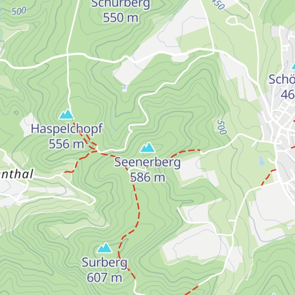 Map of Seenerberg