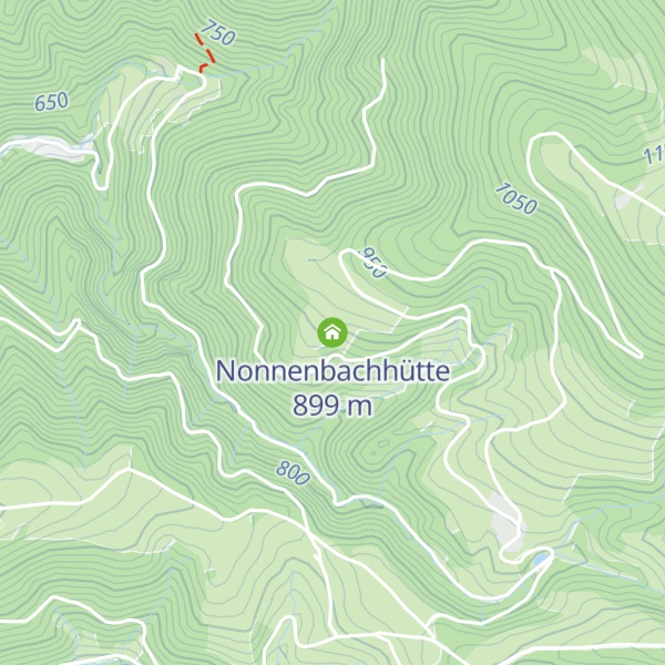Map of Nonnenbachhütte