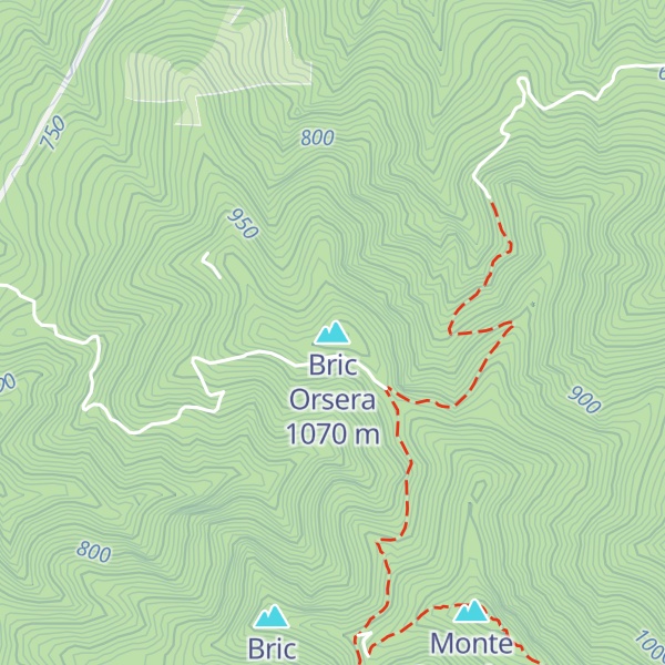 Map of Bric Orsera