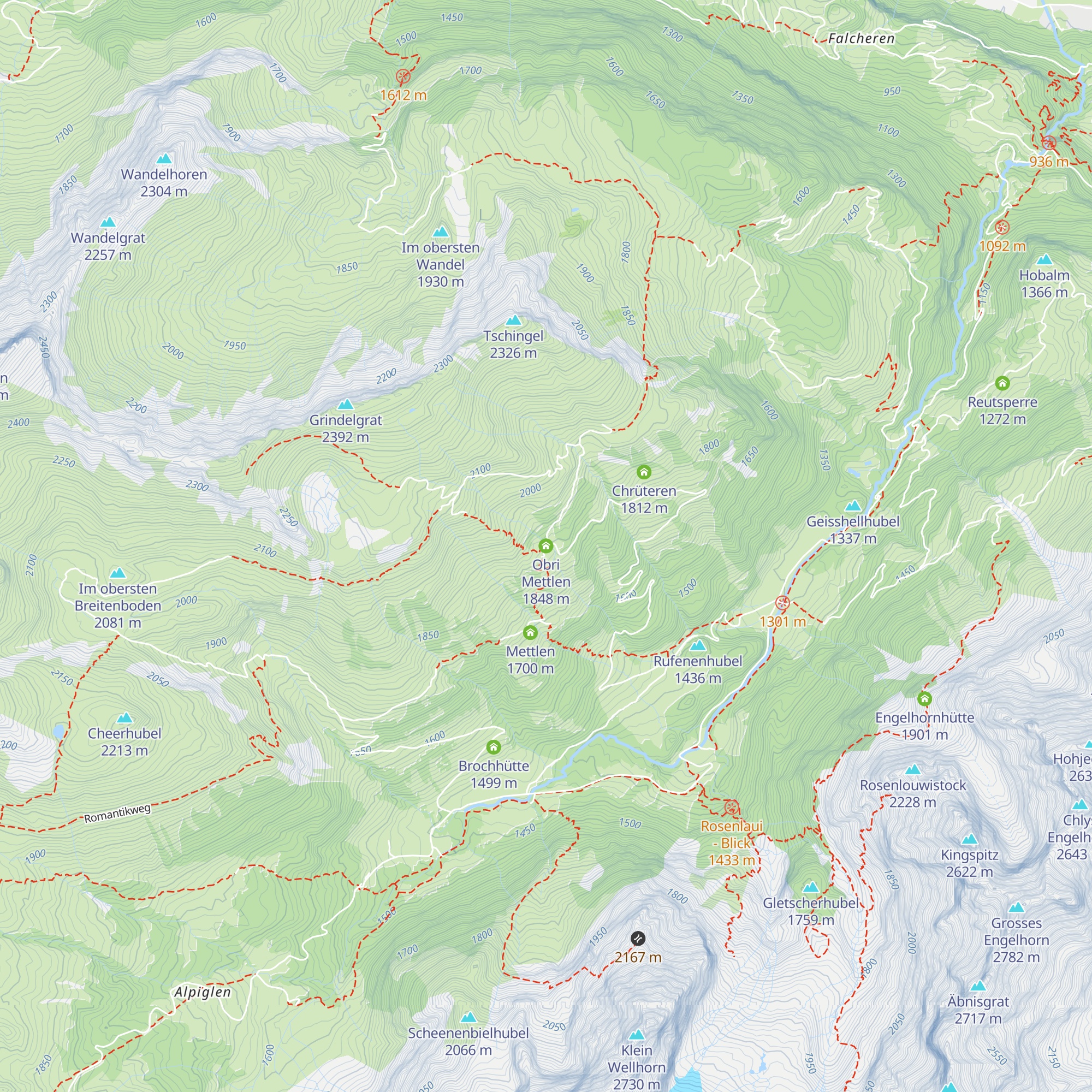 Obri Mettlen map