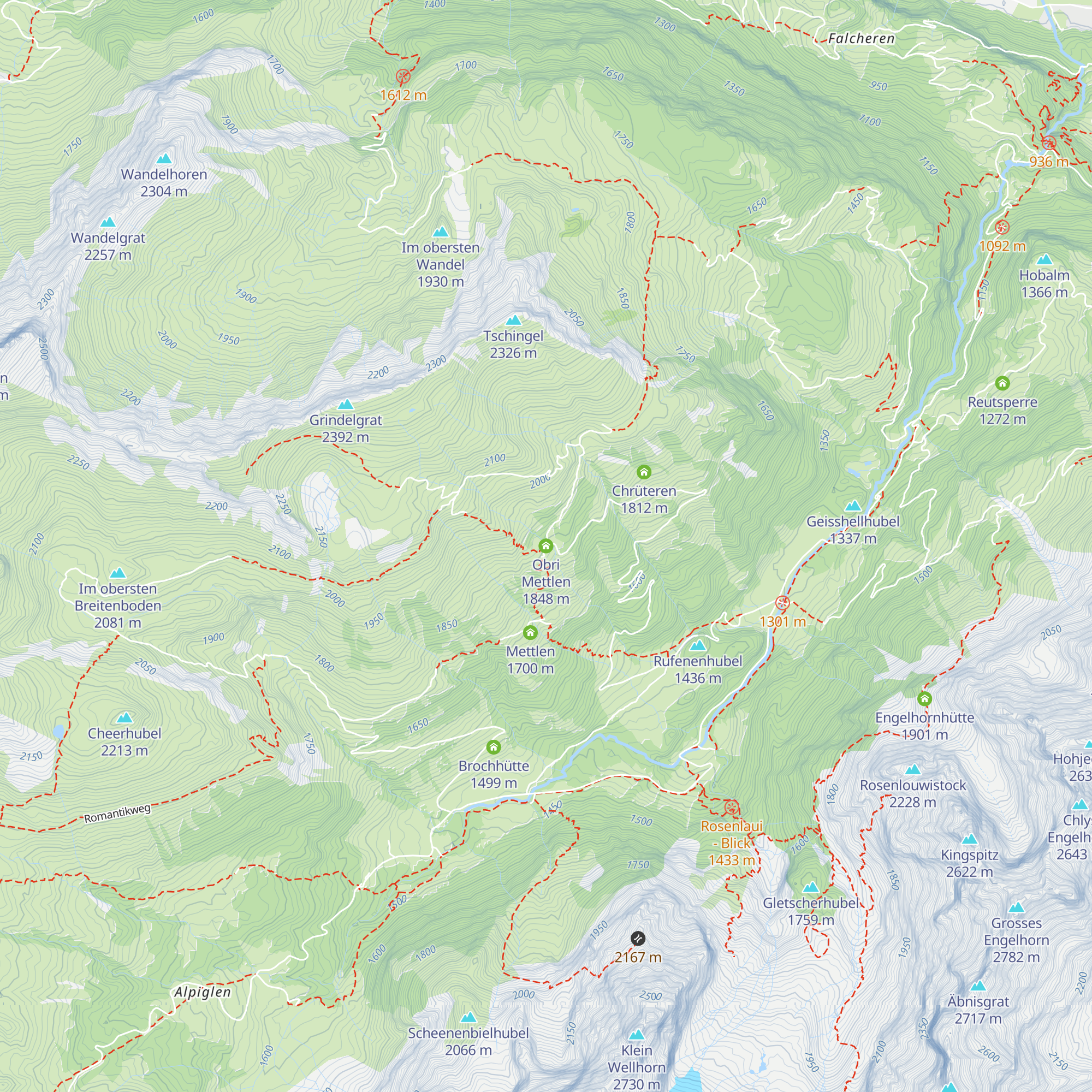 Obri Mettlen map