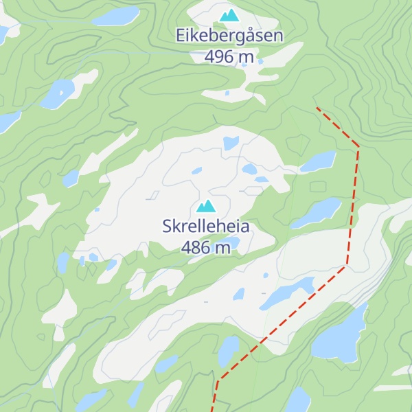 Map of Skrelleheia