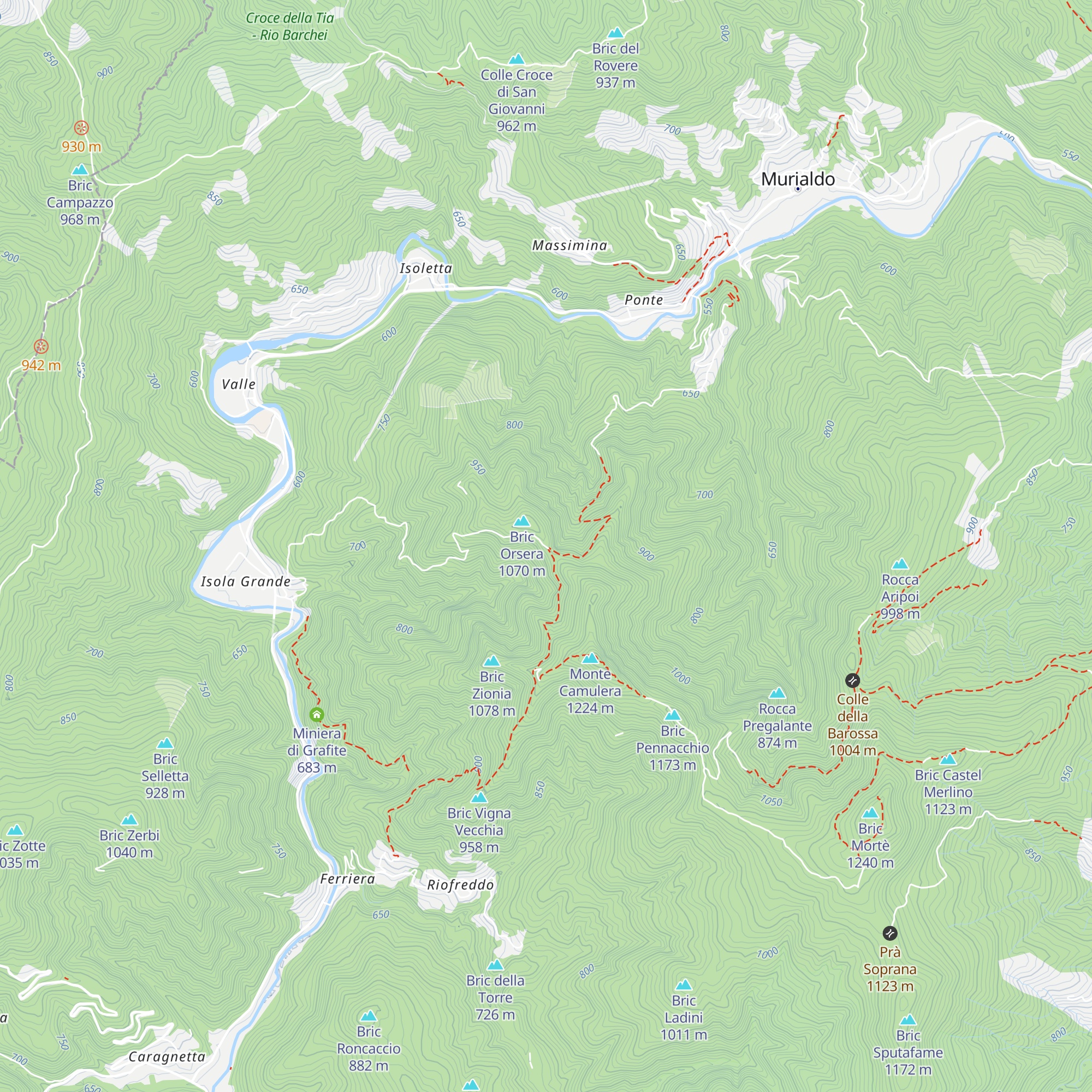 Rifugio Ciazen di Scielzi map