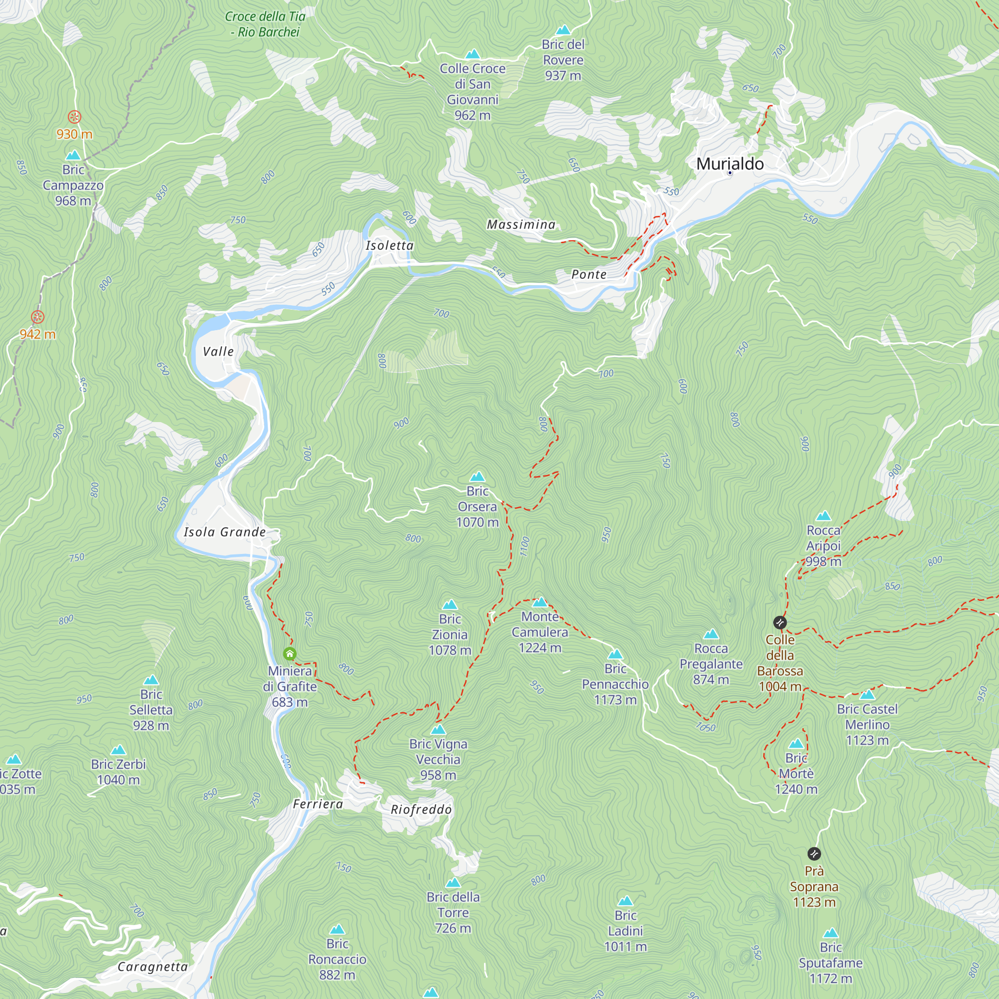 Rifugio Ciazen di Scielzi map