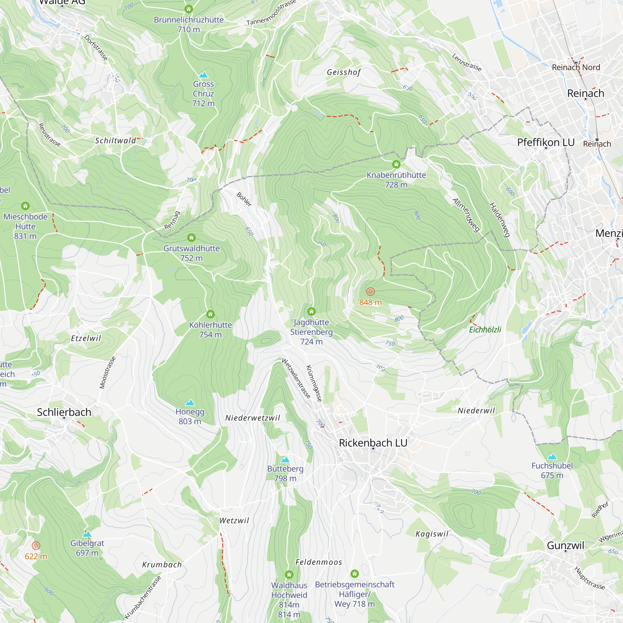 Jagdhütte Stierenberg map