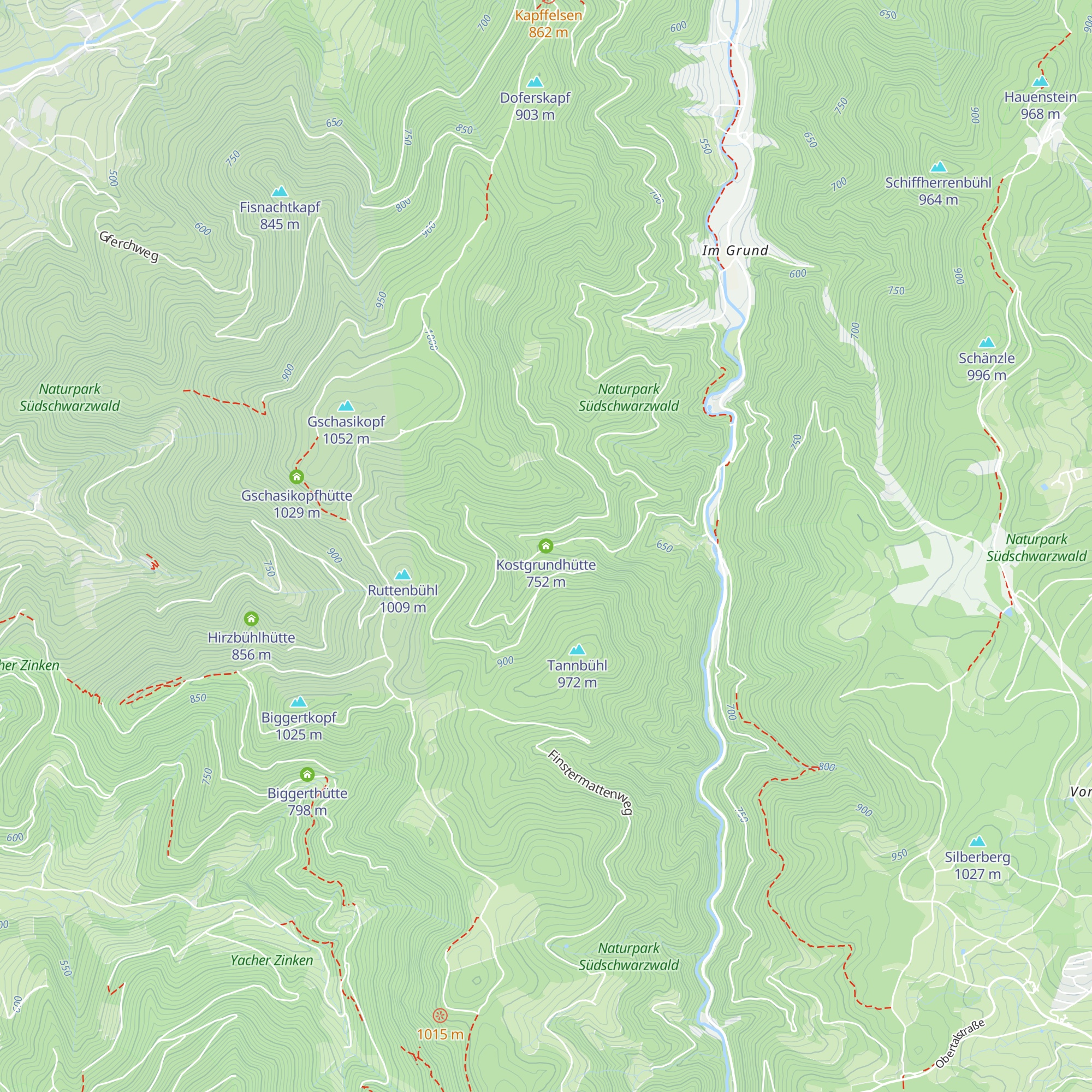 Kostgrundhütte map