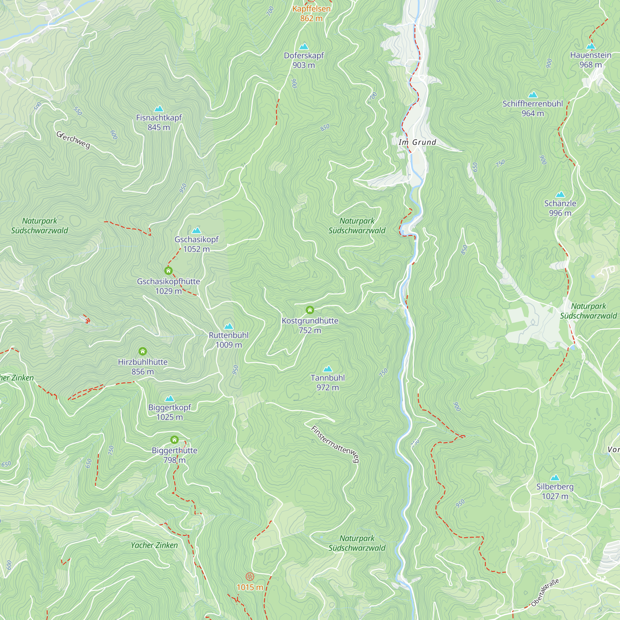 Kostgrundhütte map