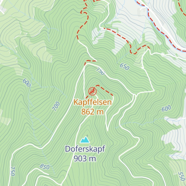 Map of Kapfhütte