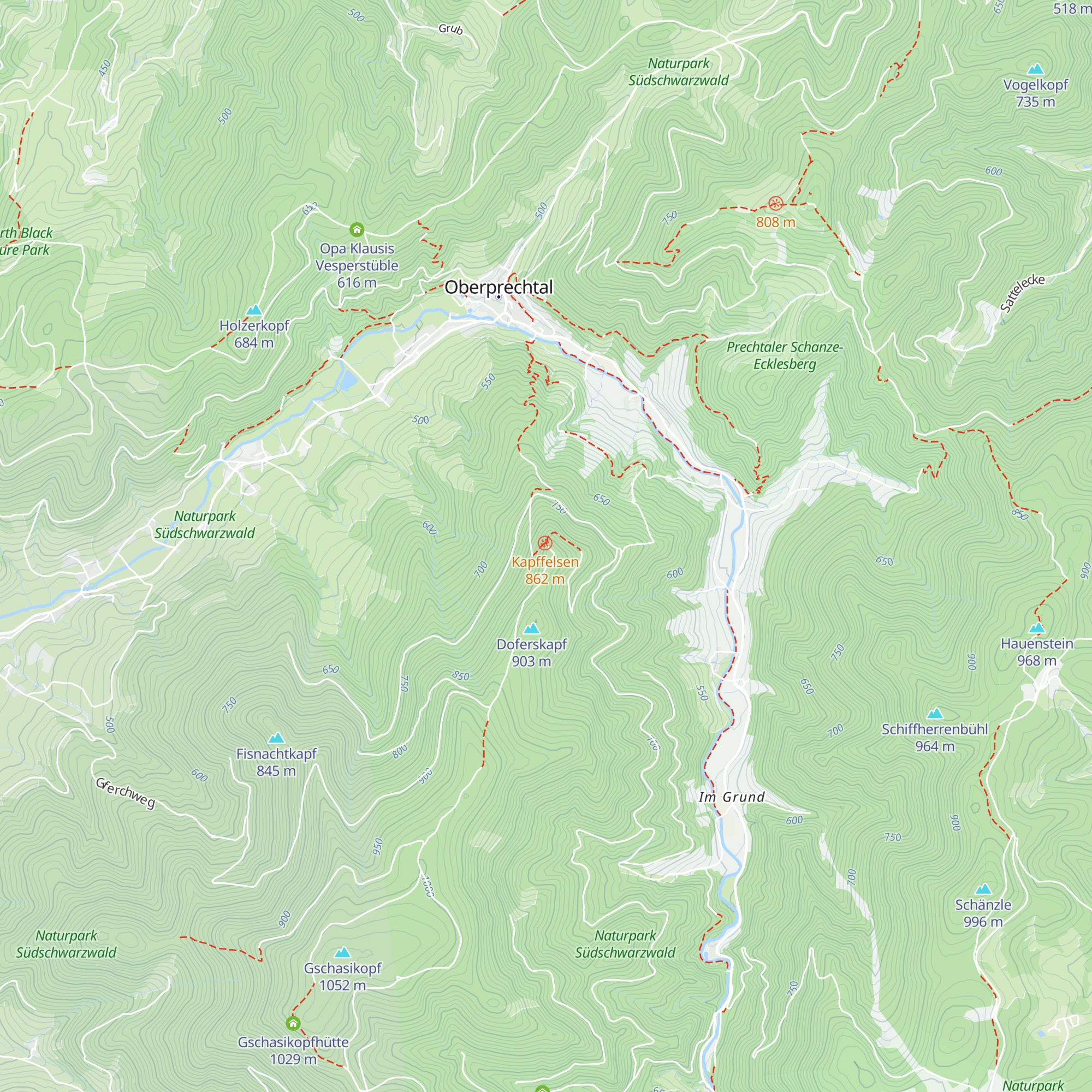 Kapfhütte map
