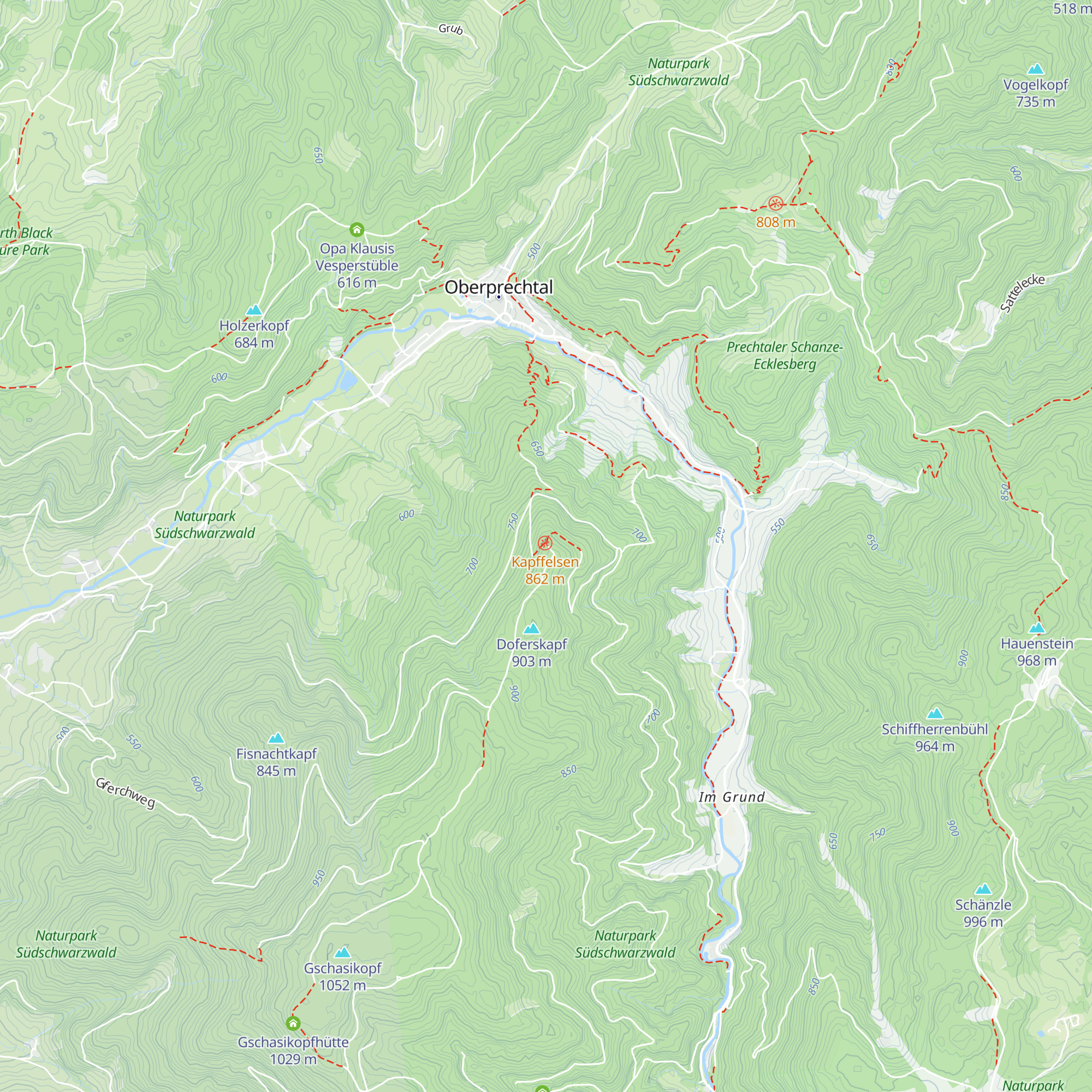 Kapfhütte map
