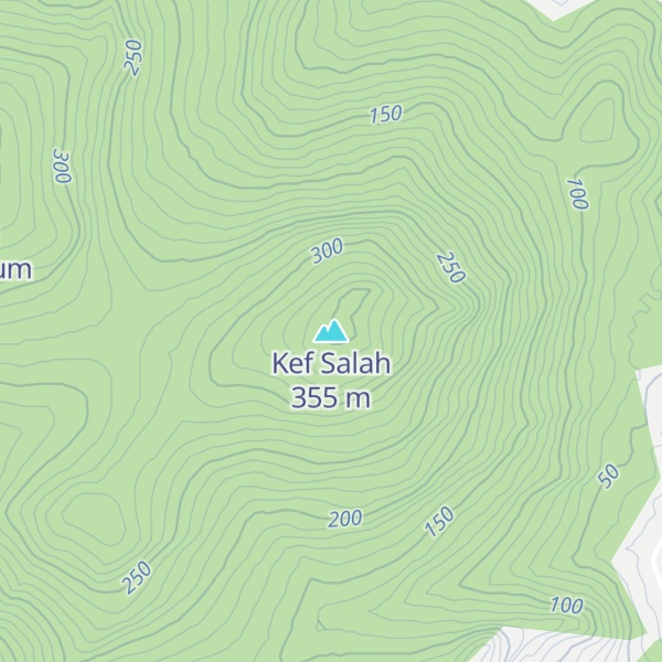 Map of Kef Salah
