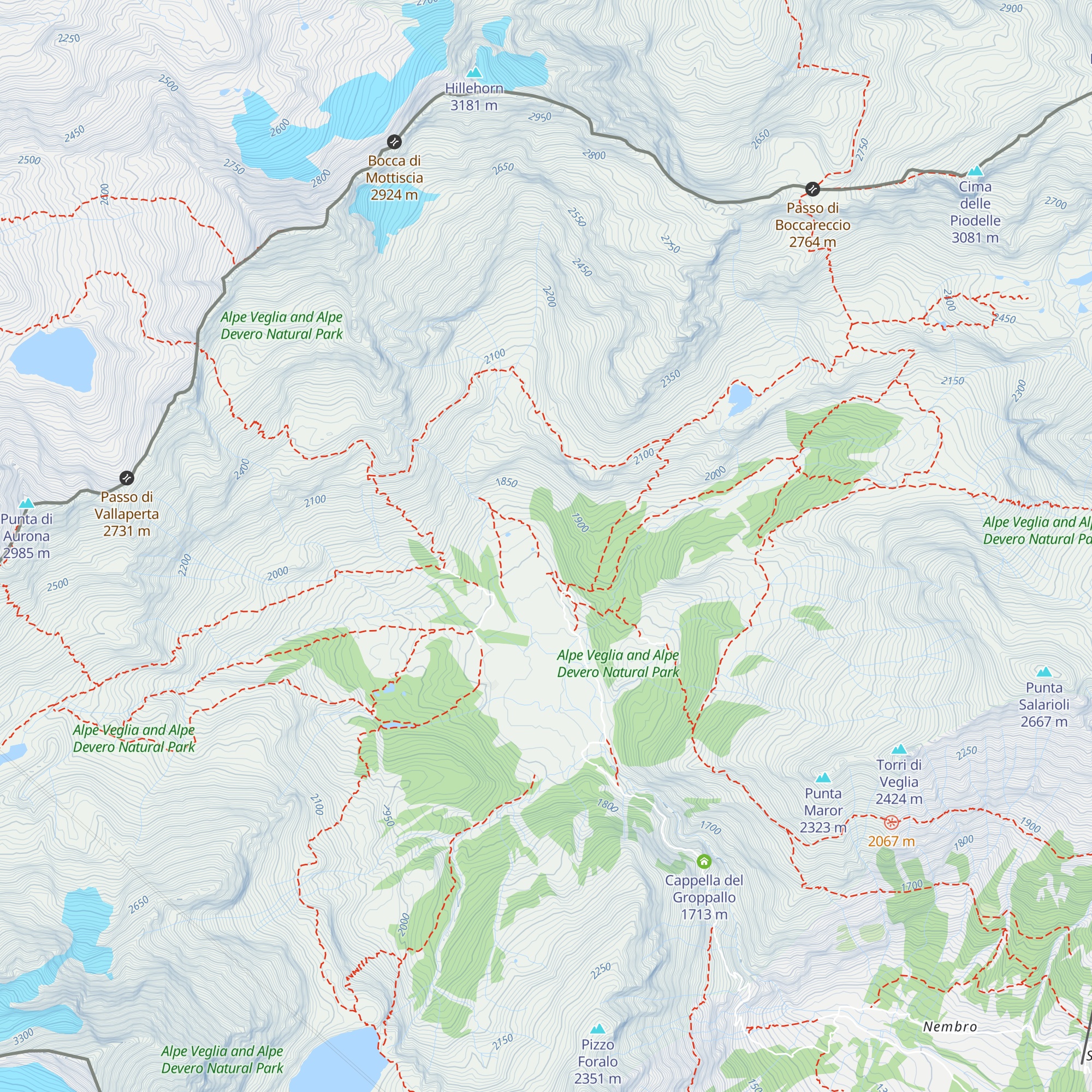Albergo La Fonte map