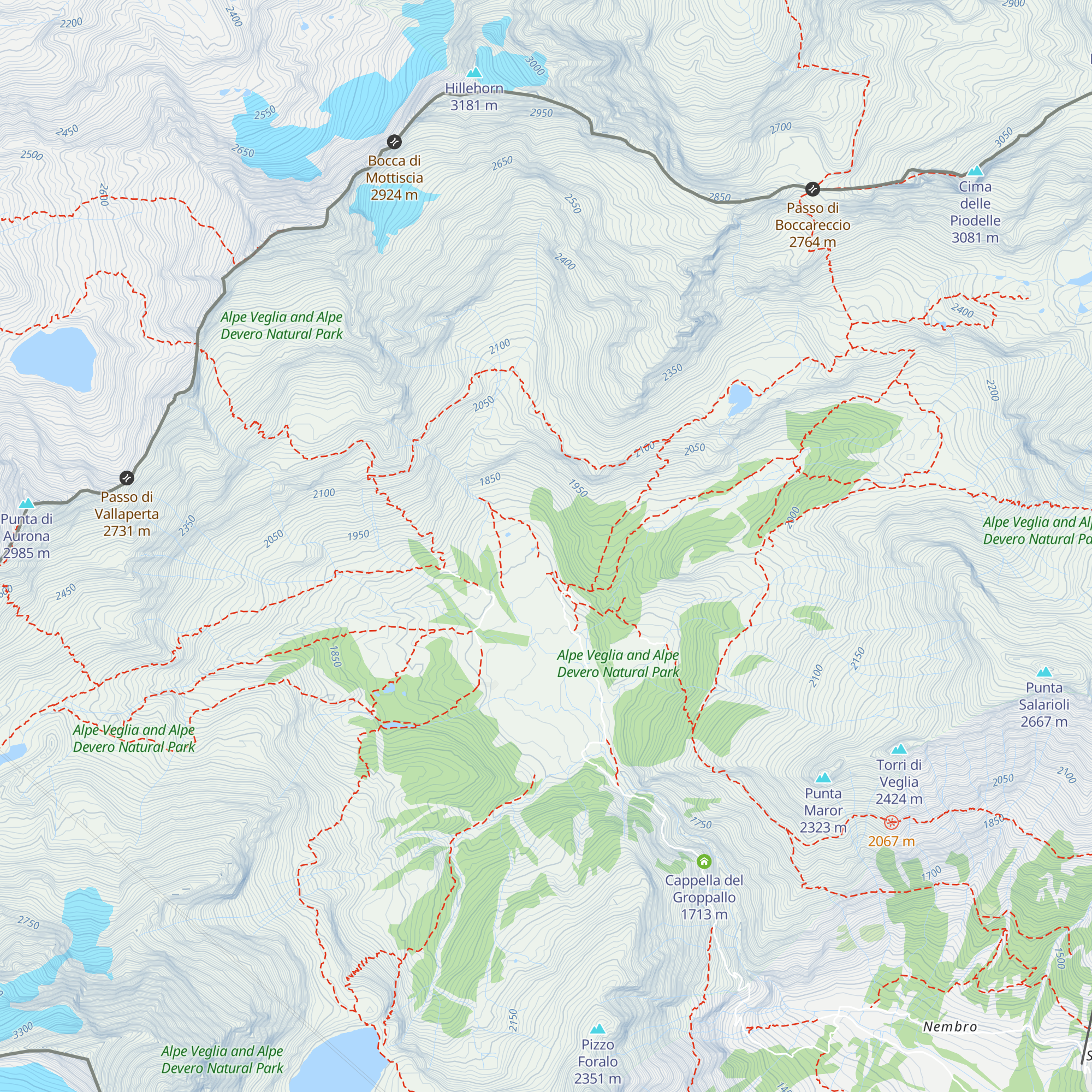 Albergo La Fonte map