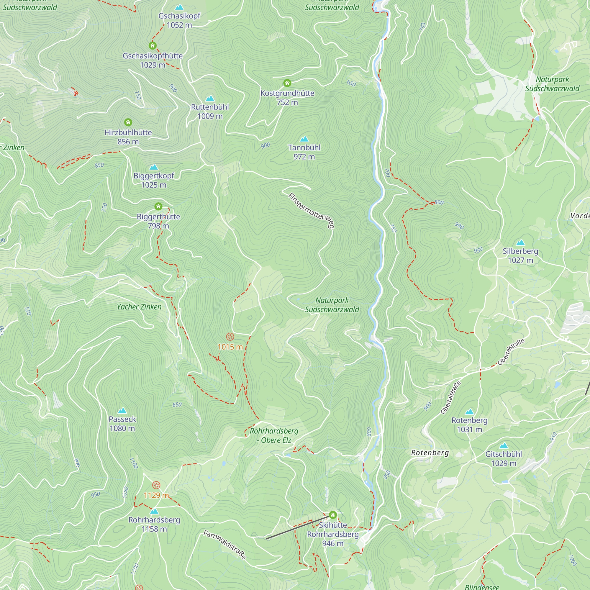 Finstermattenhütte map