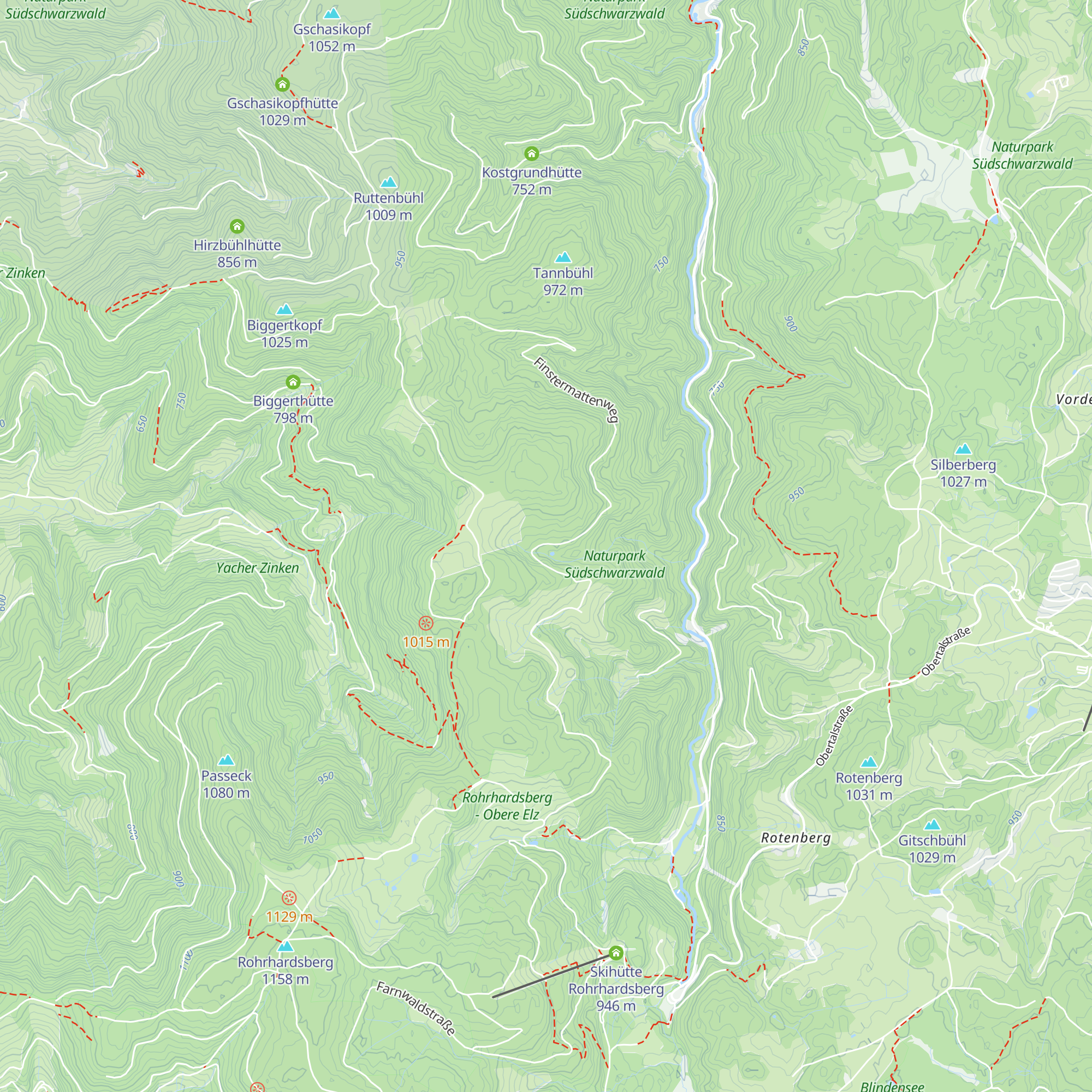 Finstermattenhütte map