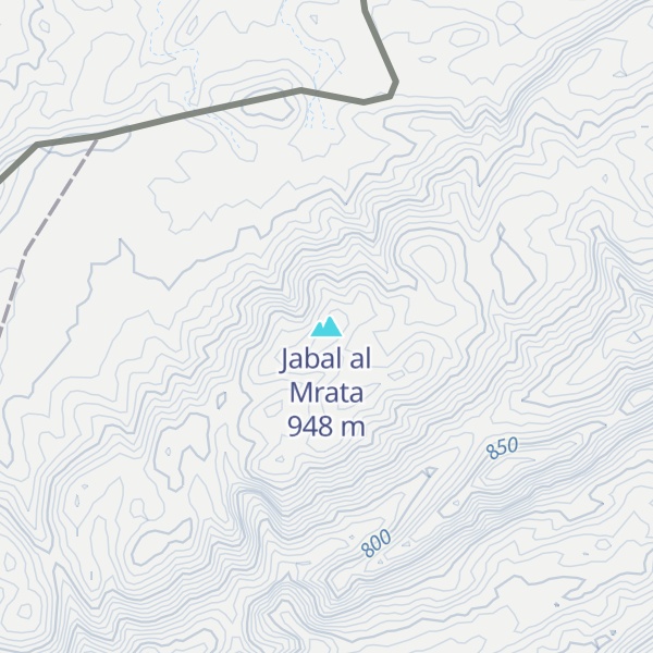 Map of Jabal al Mrata