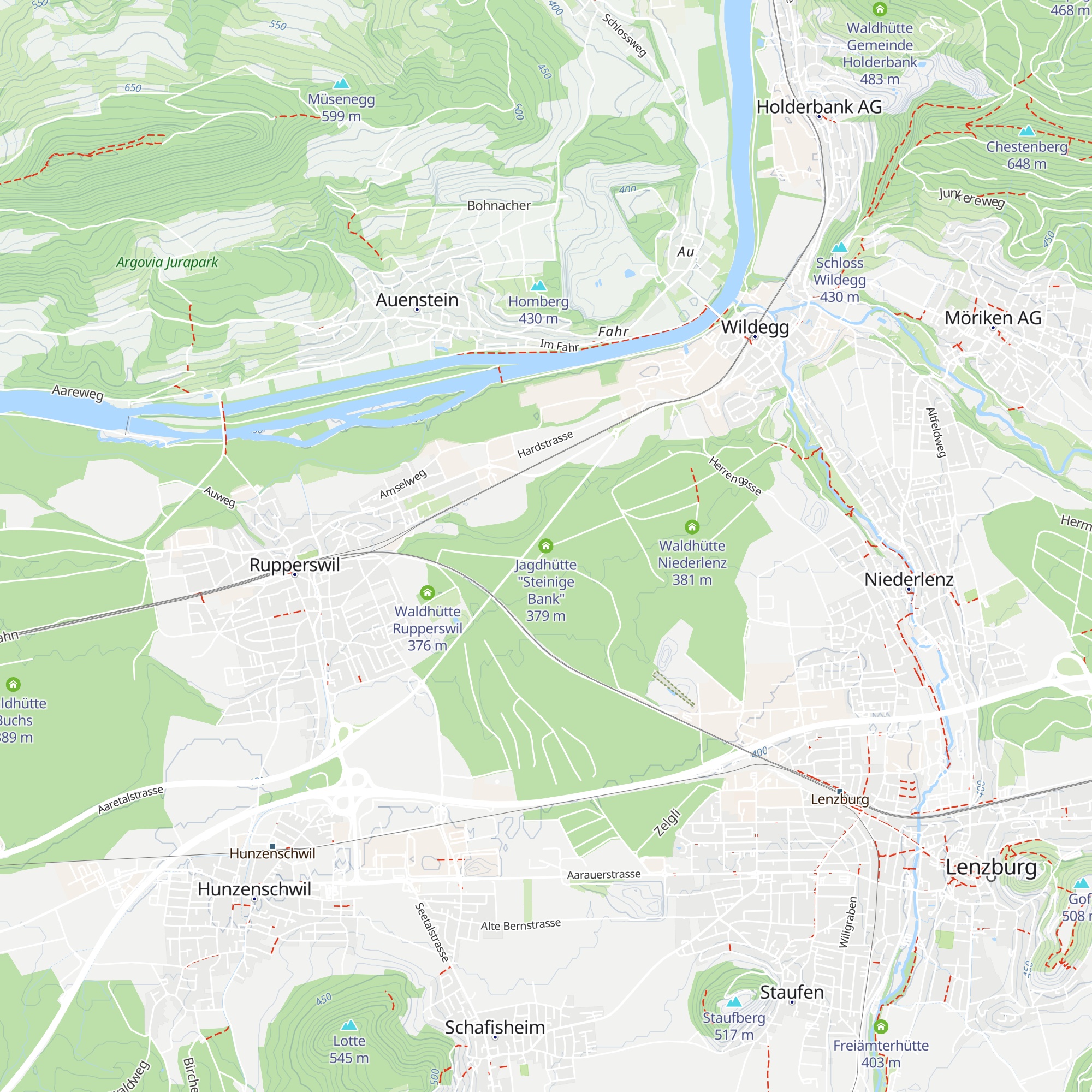 Jagdhütte "Steinige Bank" map