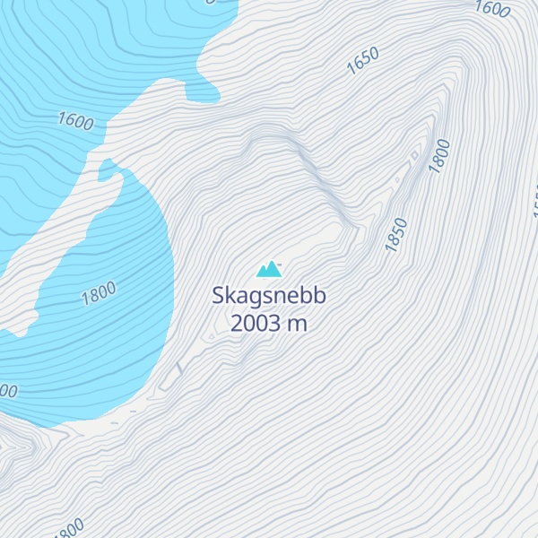 Map of Skagsnebb