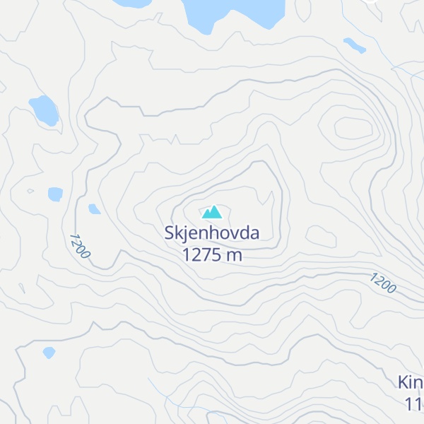 Map of Skjenhovda