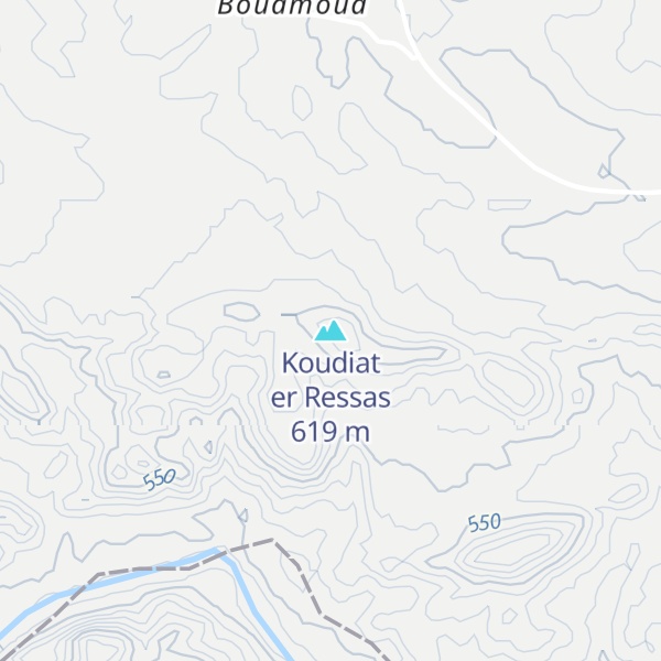 Map of Koudiat er Ressas