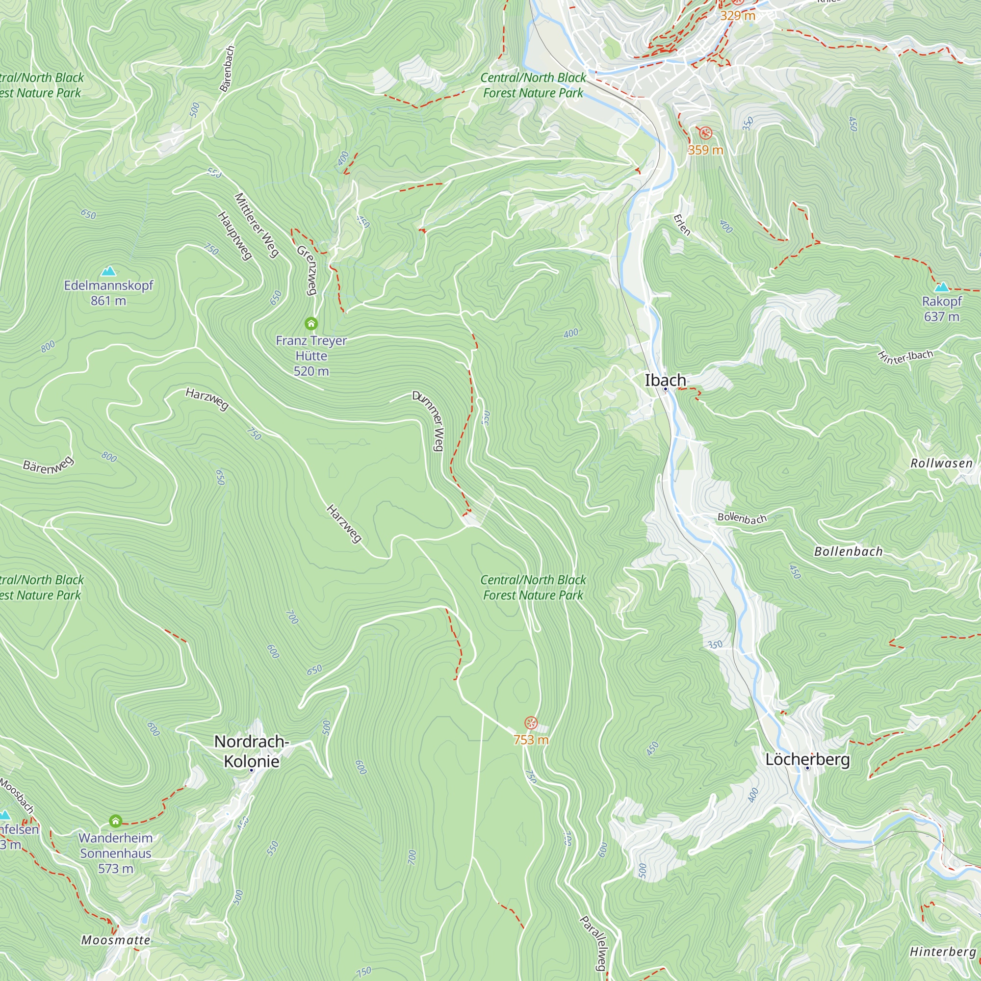 Holengrundhütte map