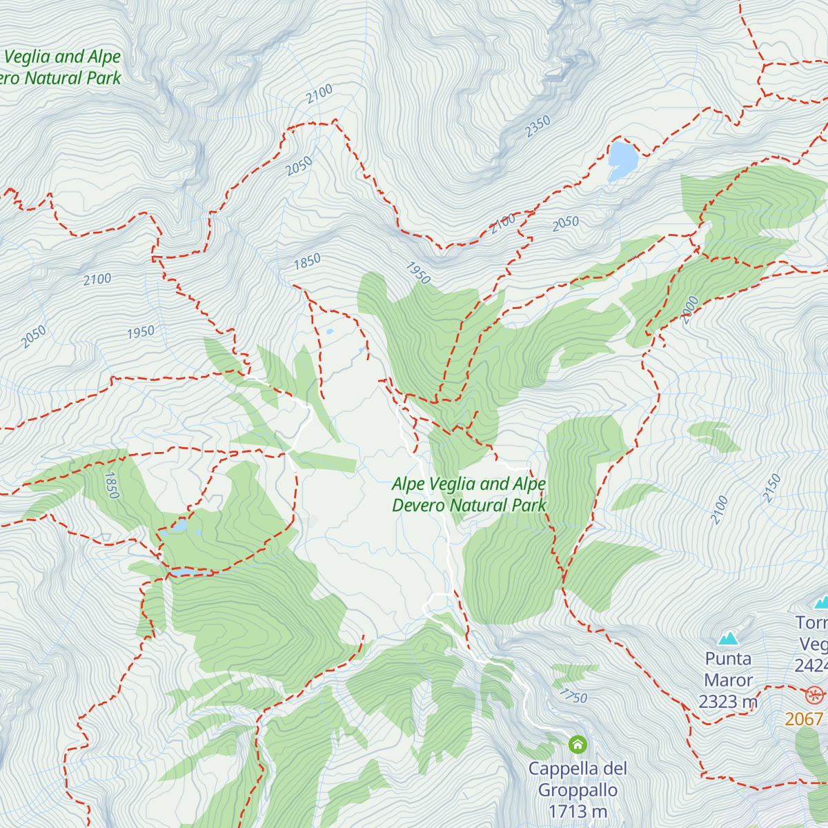 Rifugio Citta Di Arona map