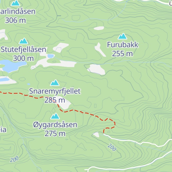 Map of Snaremyrheia
