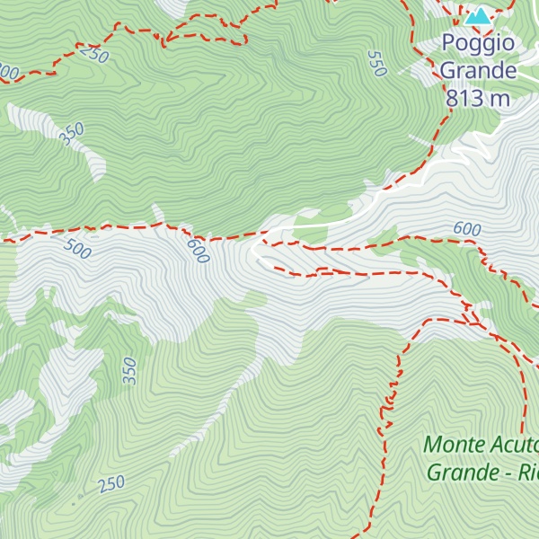 Map of Pizzo Ceresa