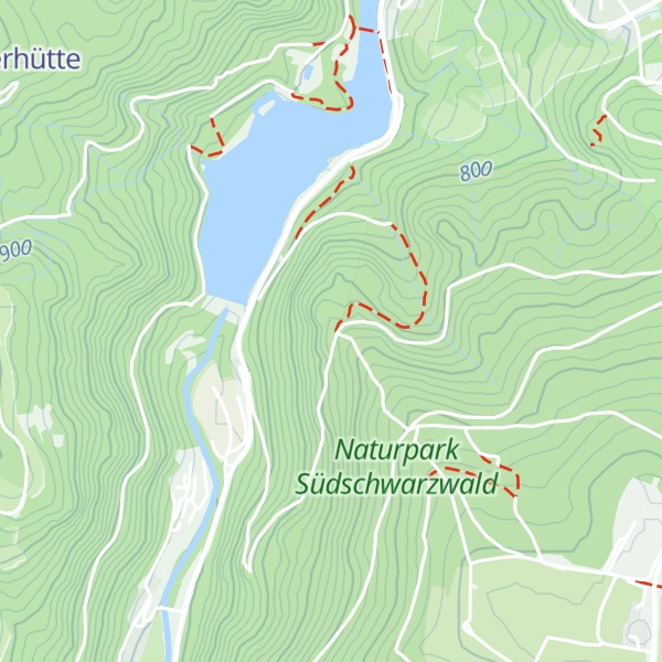 Map of Fünfwegscheidhütte