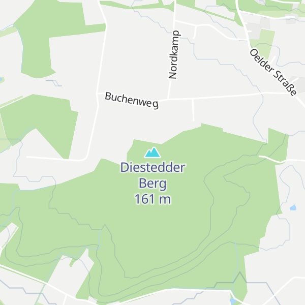 Map of Diestedder Berg
