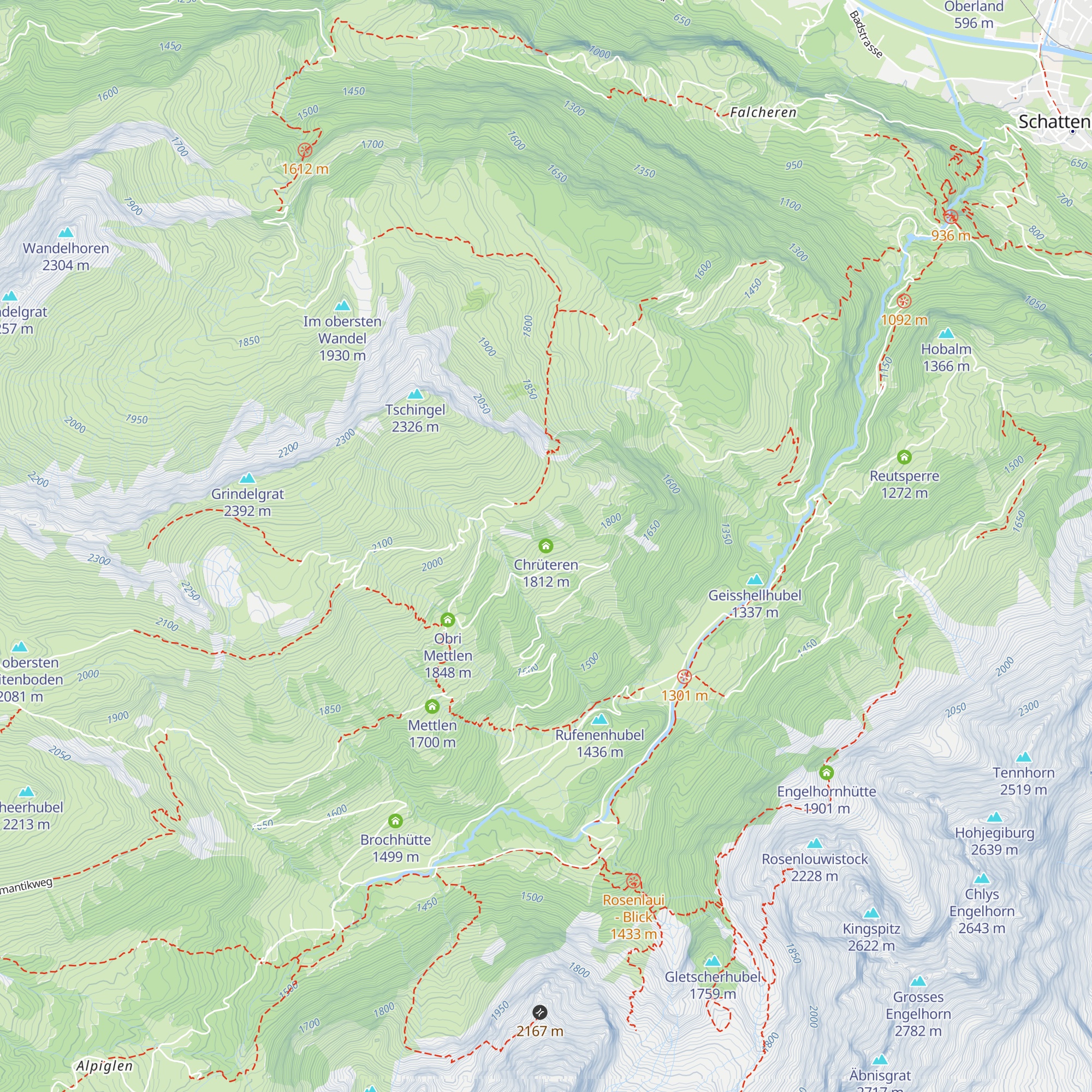 Chrüteren map
