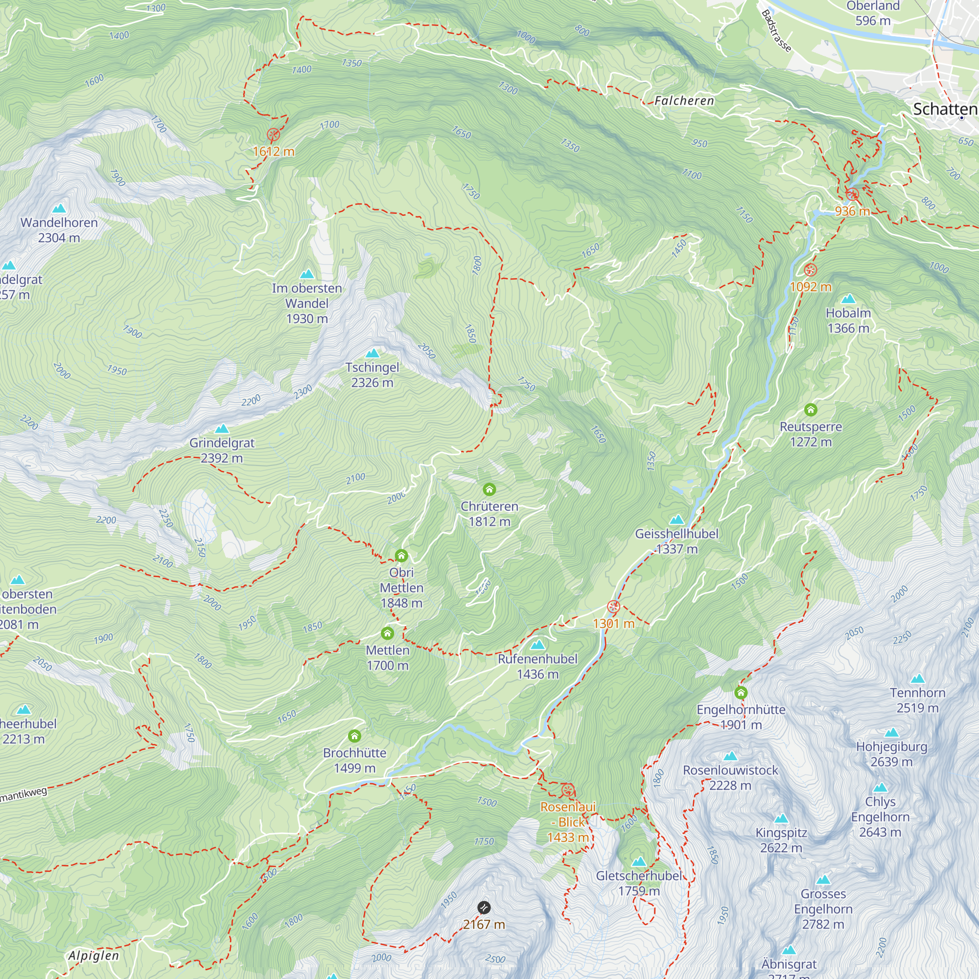 Chrüteren map