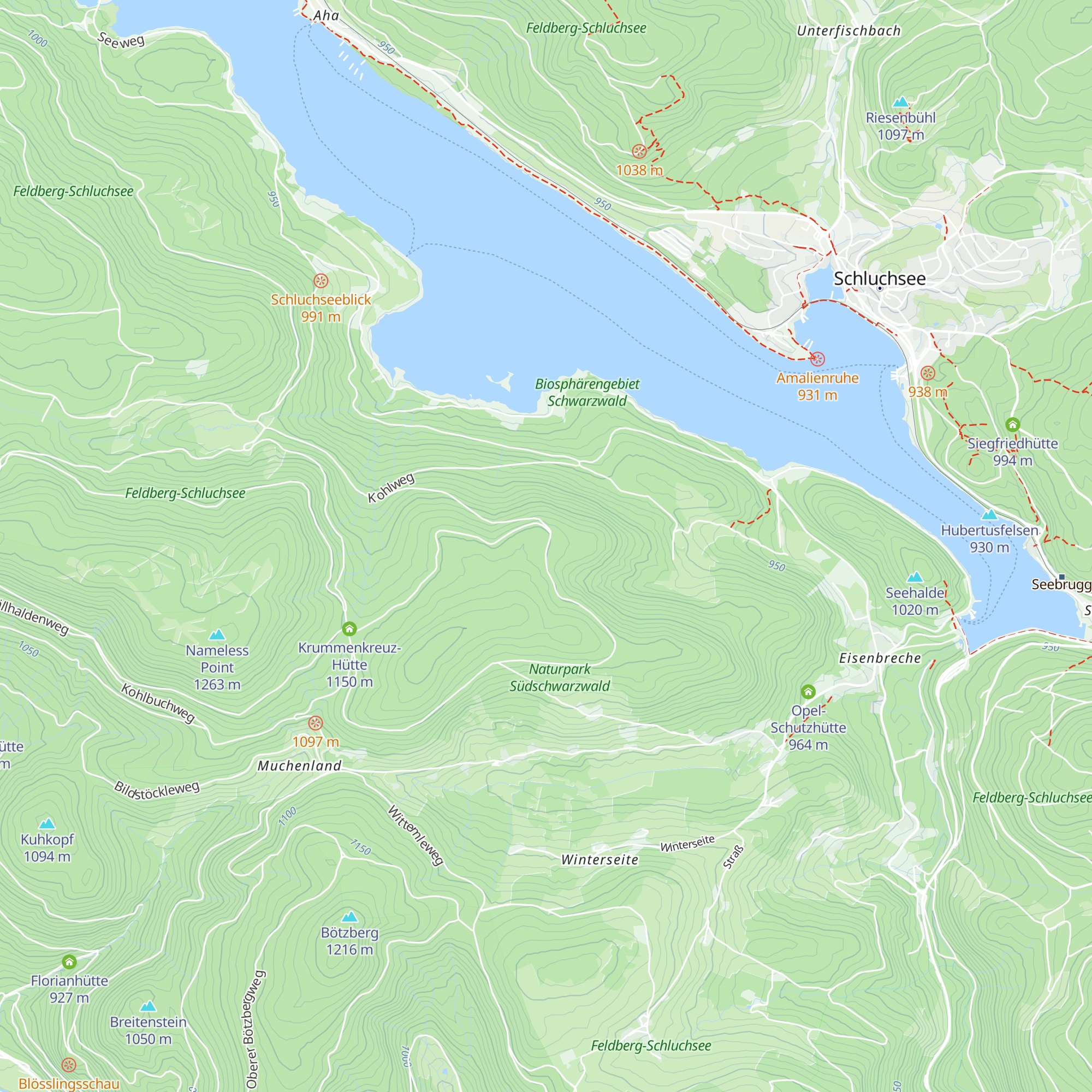 Habsberghütte map