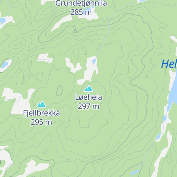 Map of Løeheia