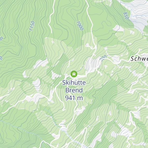Map of Skihütte Brend