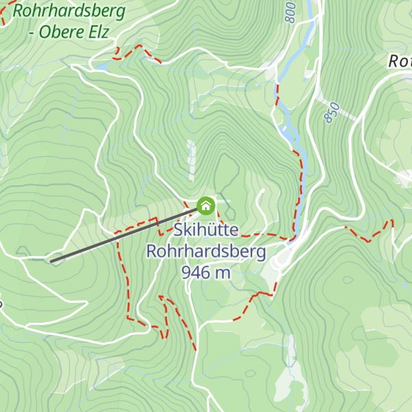 Map of Skihütte Rohrhardsberg