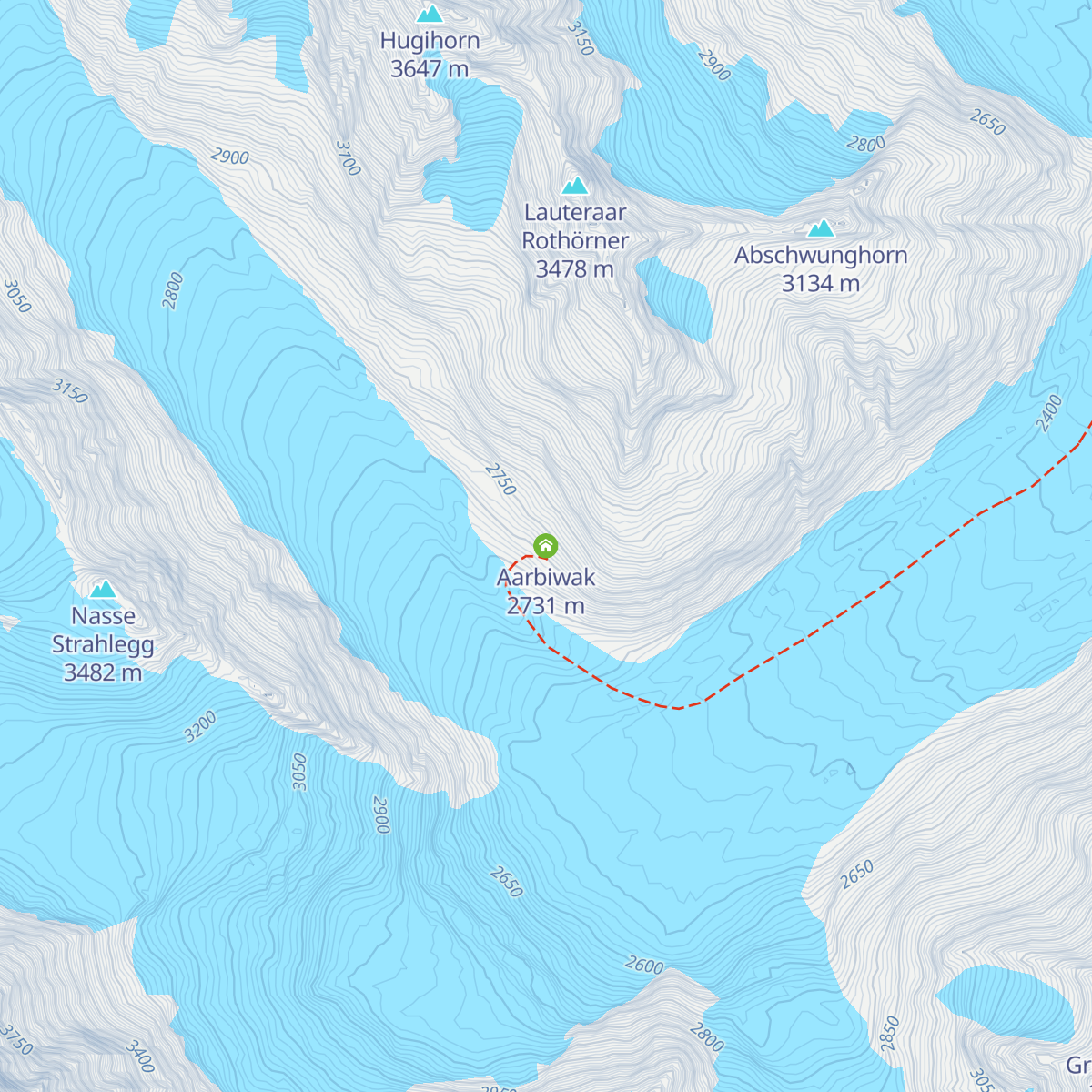 Aarbiwak map