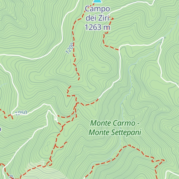 Map of Rocca Sciuscietto