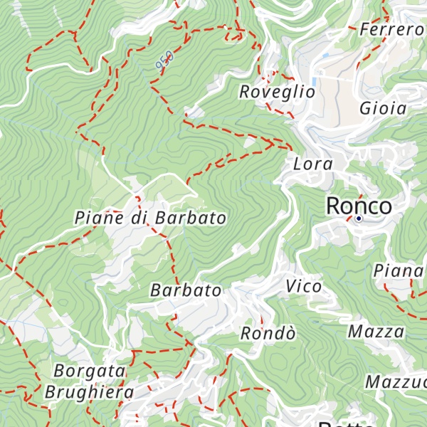 Map of Monte Cattivo