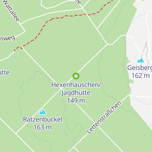 Map of Hexenhäuschen/Jagdhütte