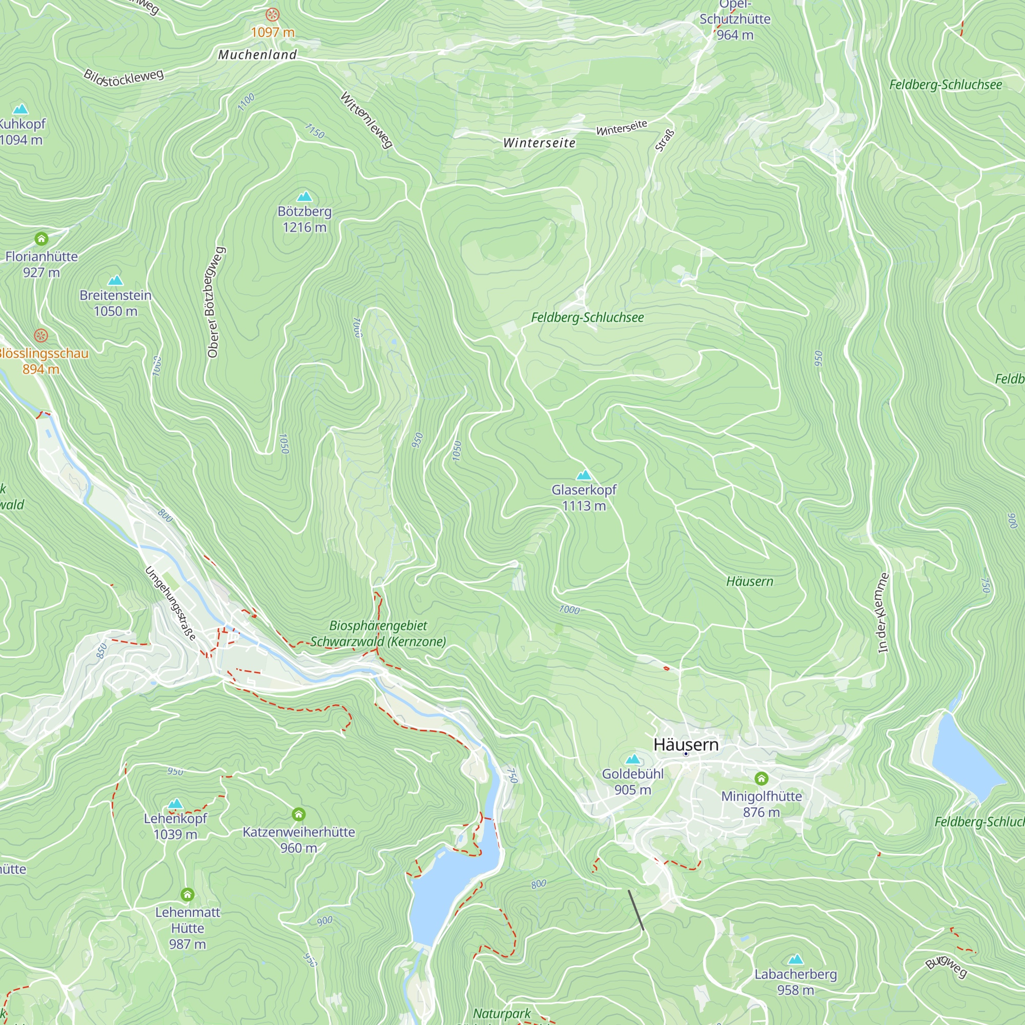 Reinholdhütte map