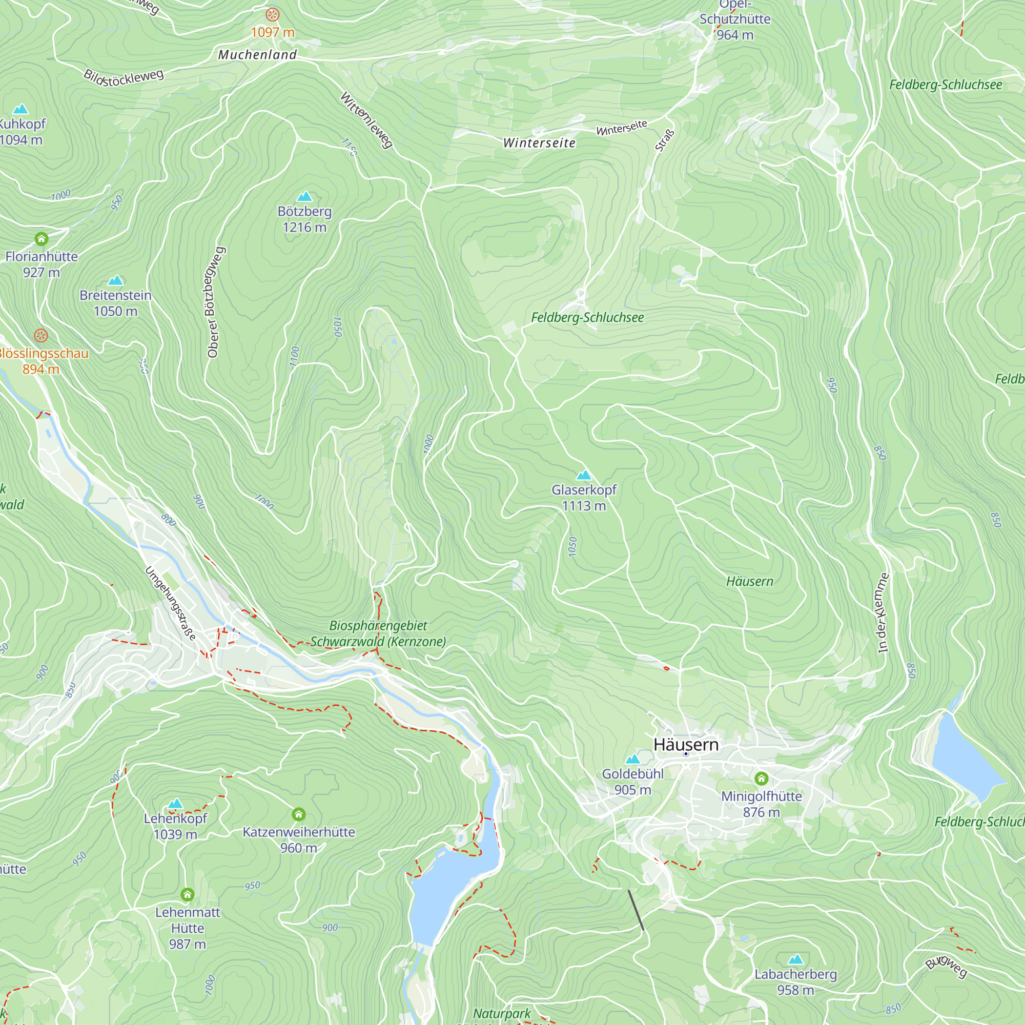 Reinholdhütte map