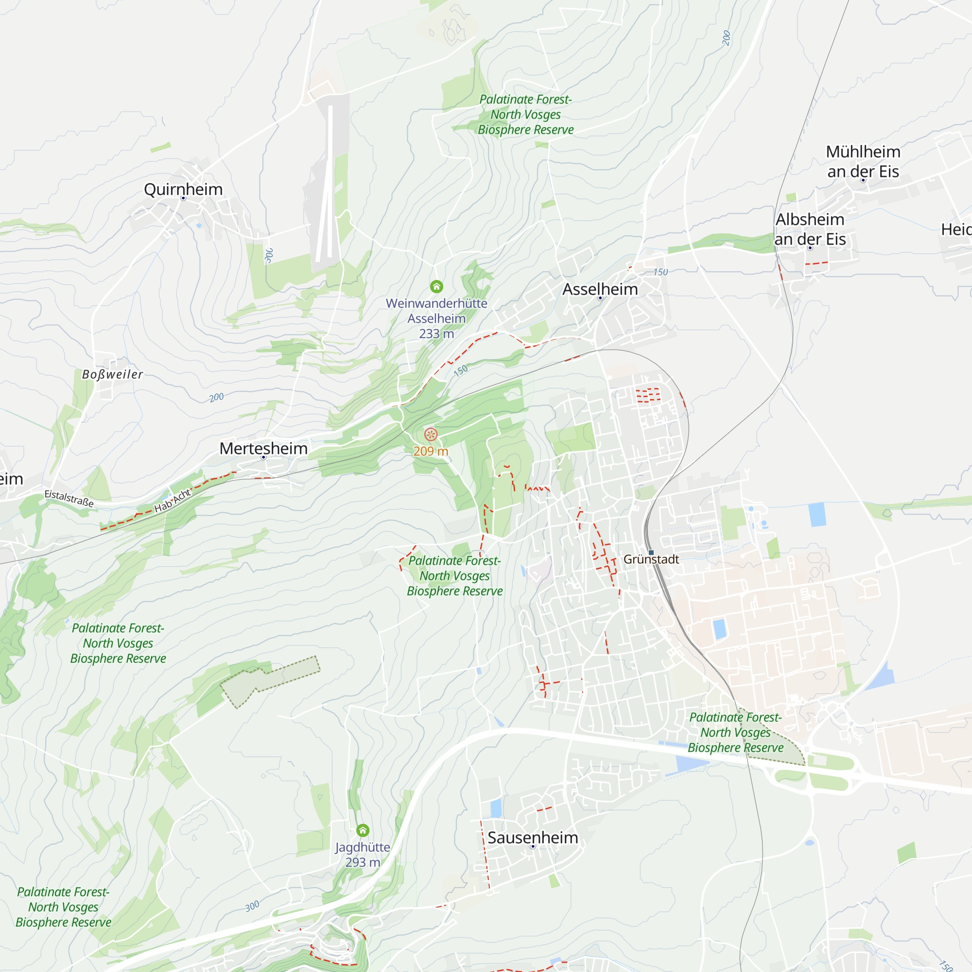 Grillhütte Grünstadt map