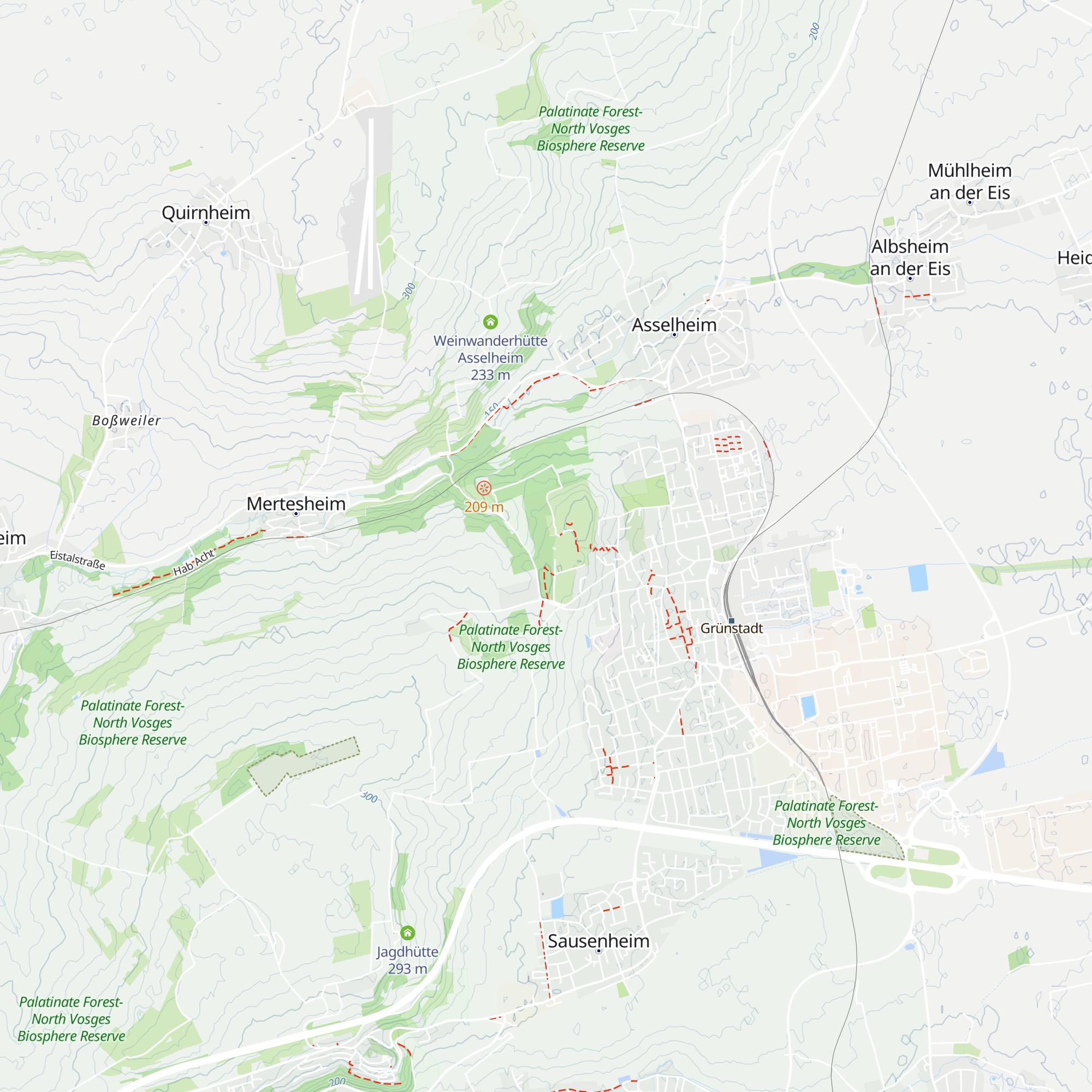 Grillhütte Grünstadt map