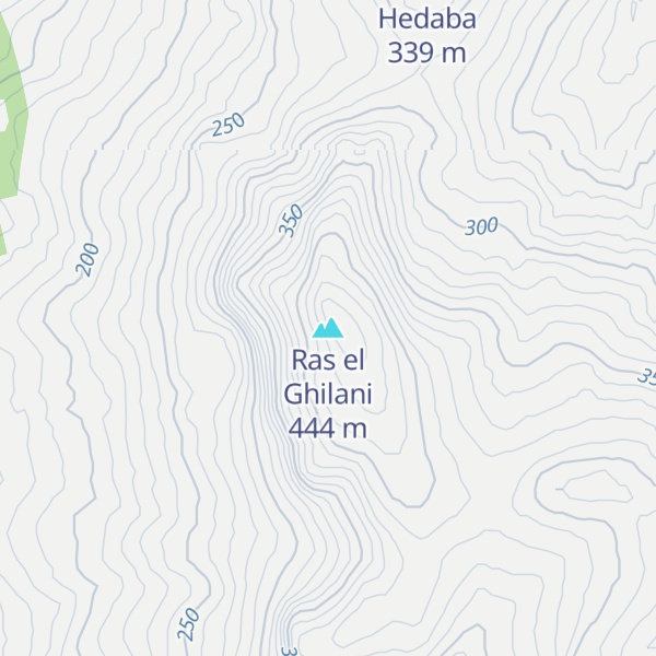 Map of Ras el Ghilani