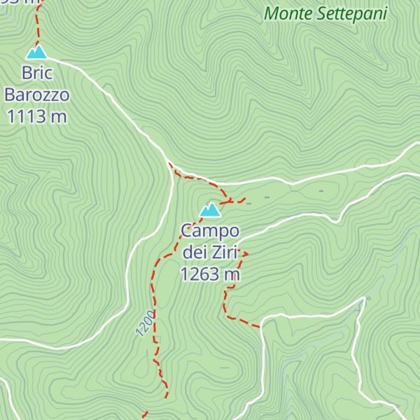 Map of Campo dei Ziri