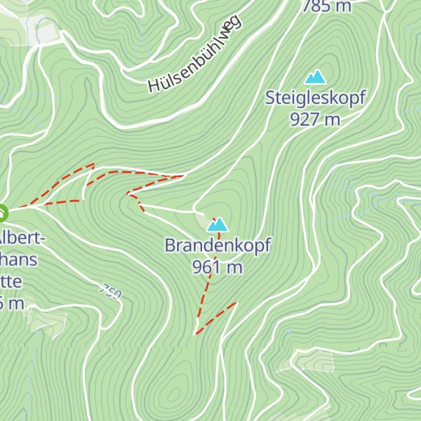 Map of Wanderheim Brandenkopf